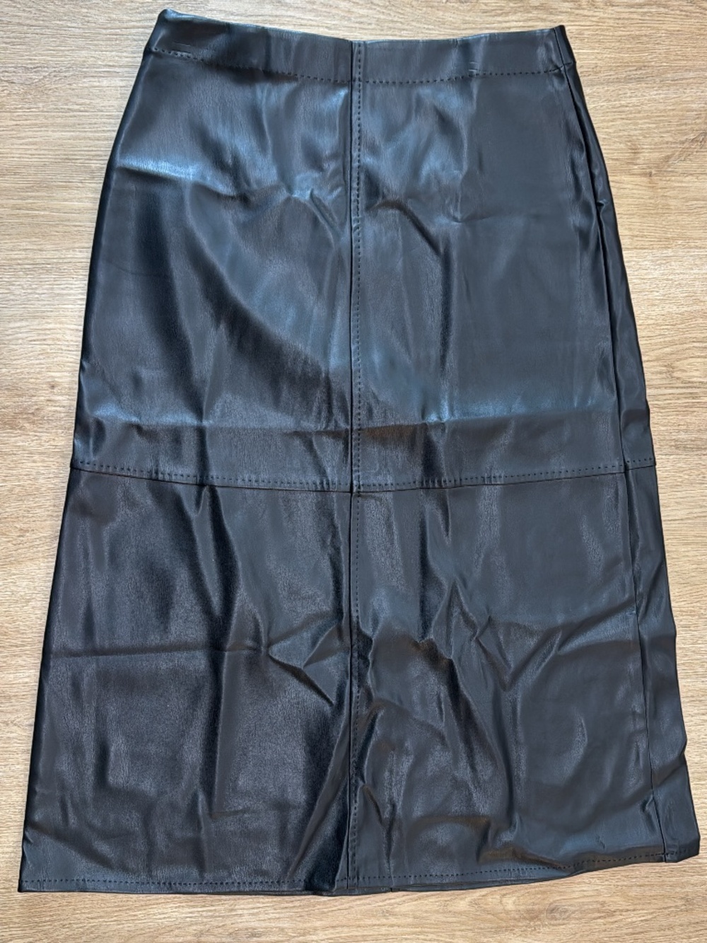Max Studio leather skirt